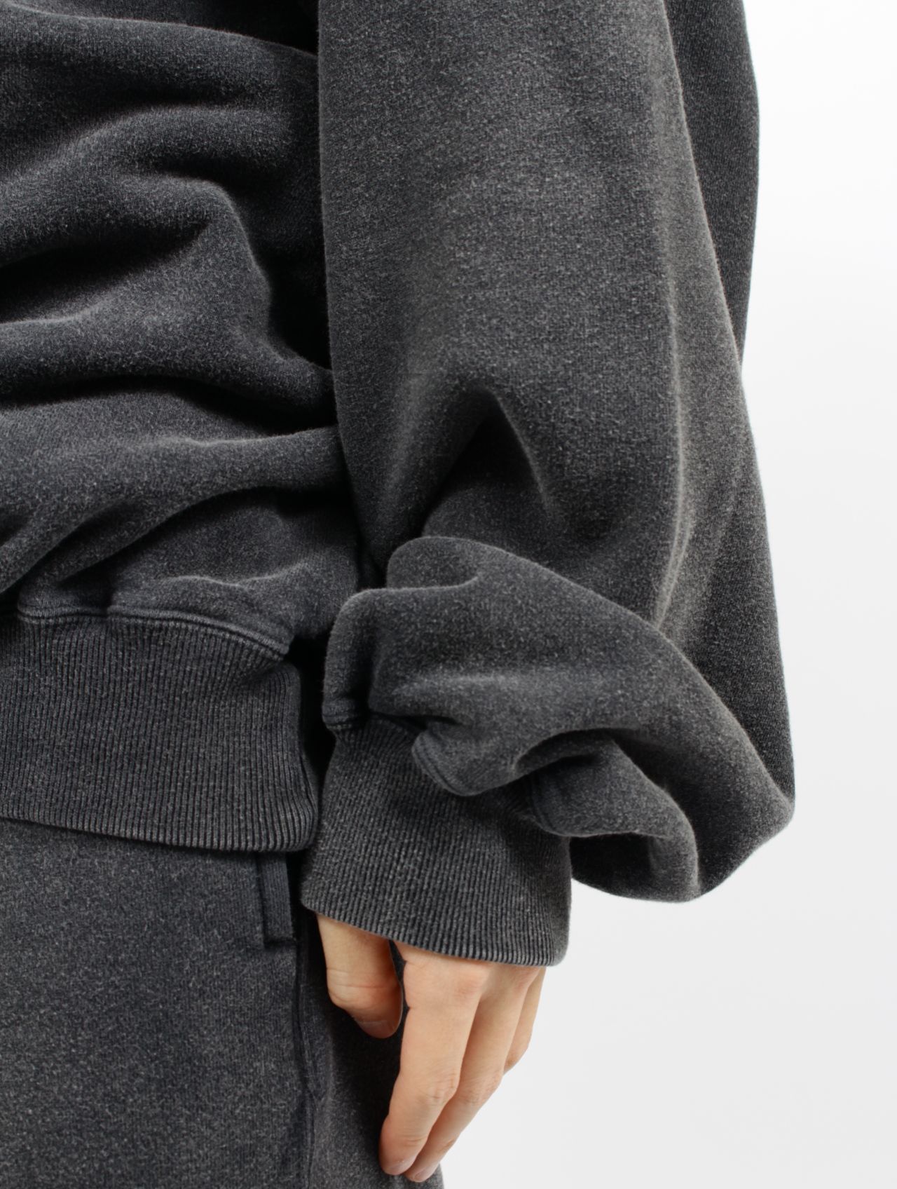 【25SS】2ウェイ プル フーディー パーカー / 2WAY PULL HOODIE / ブラック