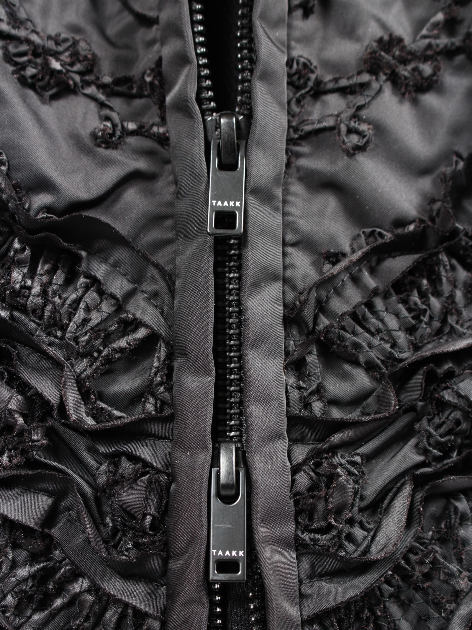 【25SS】シャーリング ドックイヤー ジャケット / SHIRRING DOG-EAR JACKET / ブラック