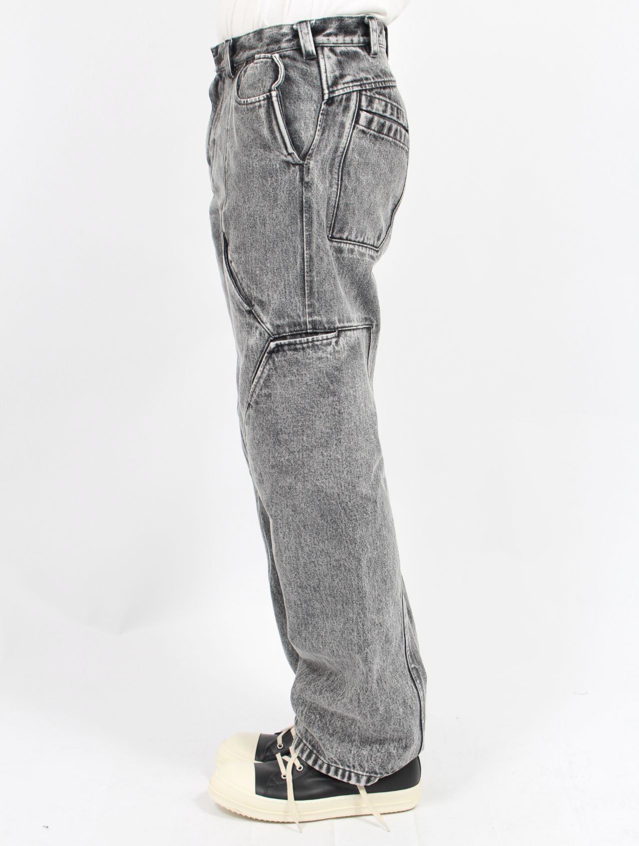 【25SS】10ポケット パネル ウォッシュ デニム / 10 POCKET PANEL DENIM TRS WASH / ブラック