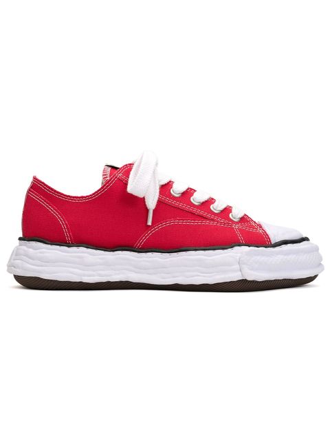 "ピーターソン" キャンバス ローカット スニーカー / PETERSON LOW OG SOLE CANVAS LOWCUT SNEAKER / レッド