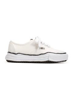 "ベイカー" キャンバス ローカット スニーカー / BAKER LOW OG SOLE SNEAKER / ホワイト