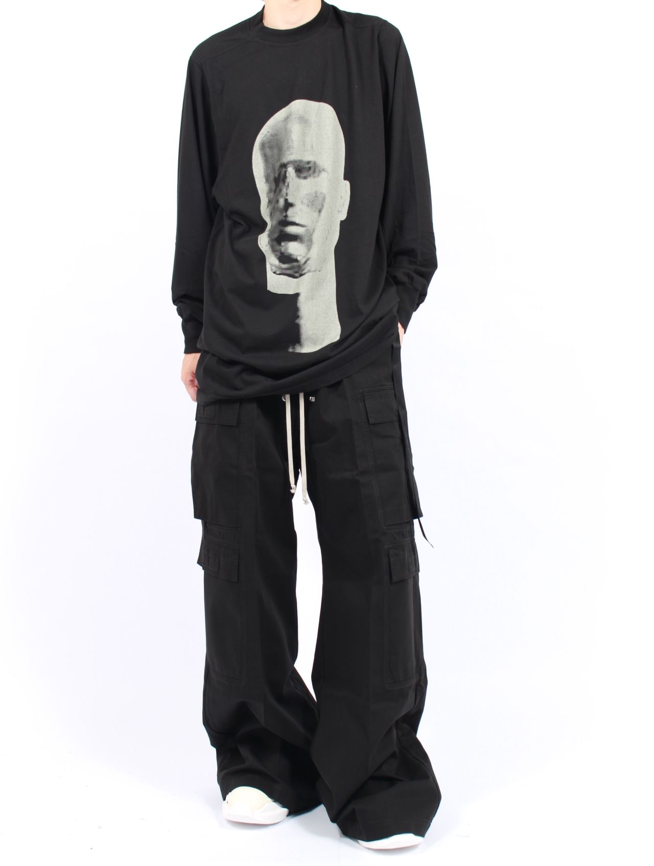 【25AW】ジャンボ LS T グラフィック ロングスリーブ 長袖 Tシャツ / JUMBO LS T / ブラック×パール