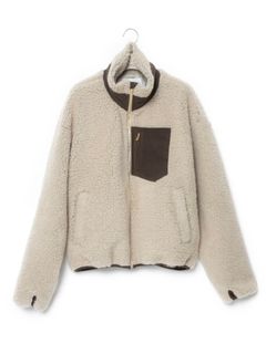 【24AW】2WAY ボア フリース ジャケット / 2WAY BOA FLEECE JK / ベージュ