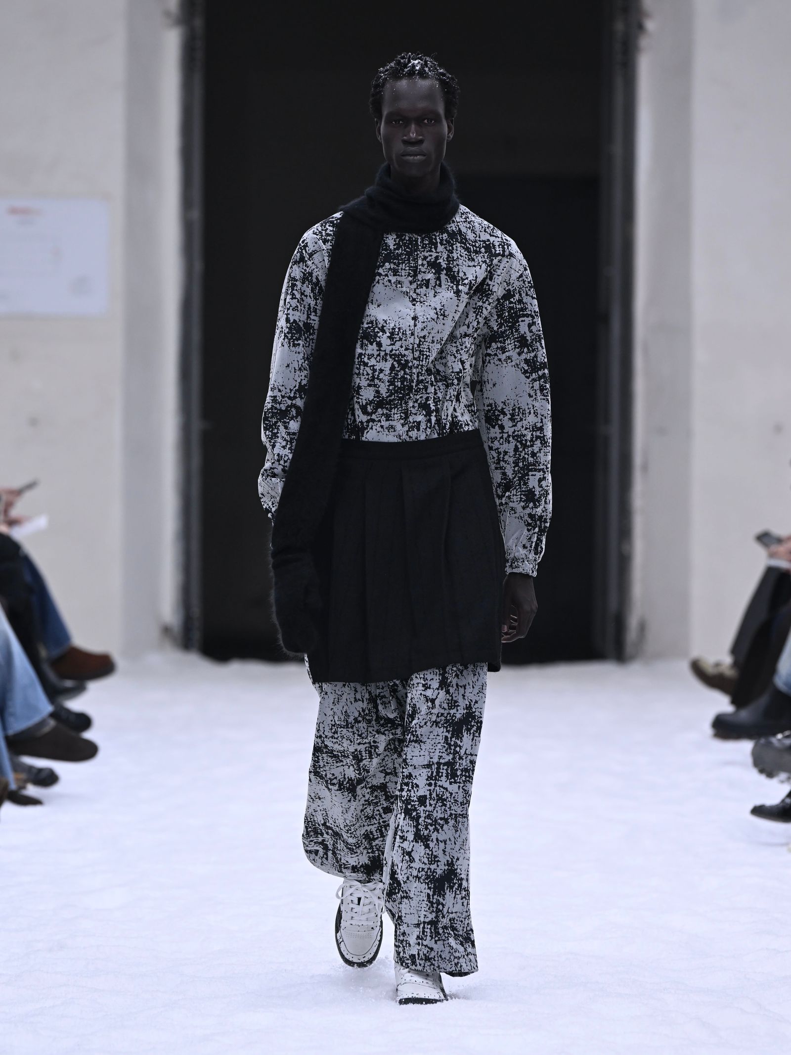 【26AW】ロストグローブ スカーフ マフラー / LOST GLOVE SCARF / ブラック