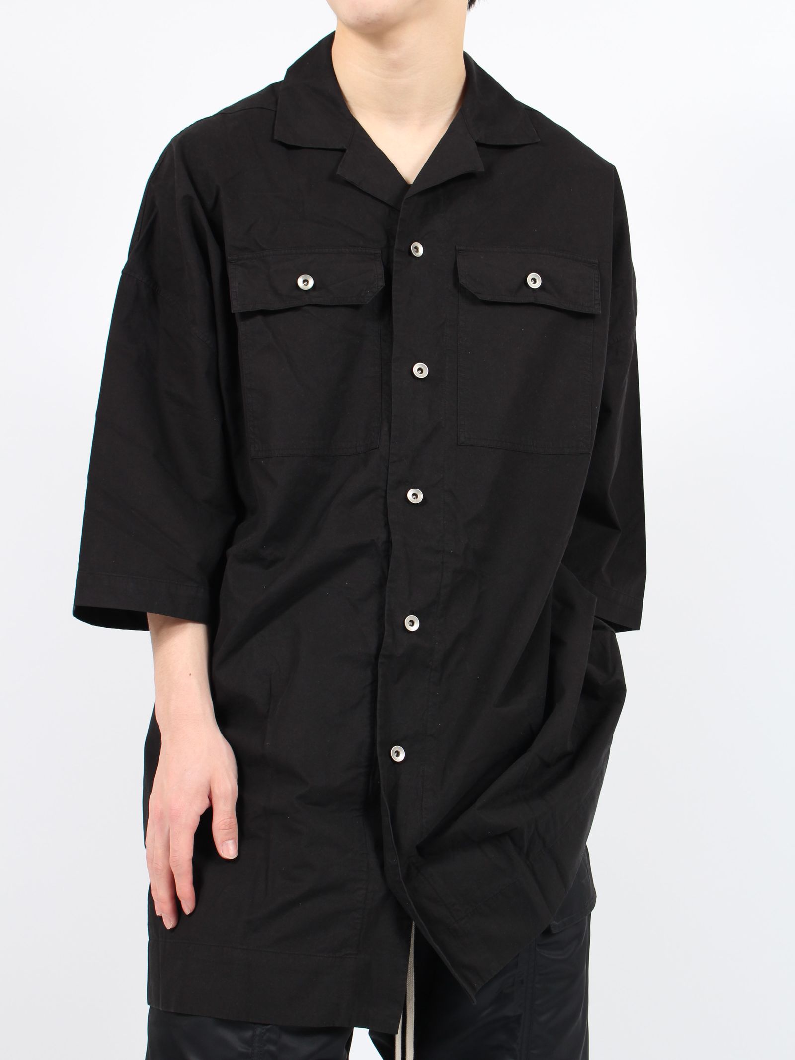 RICK OWENS DRKSHDW - 【24SS】マグナム トミーシャツ / MAGNUM TOMMY SHIRT / ブラック | STORY