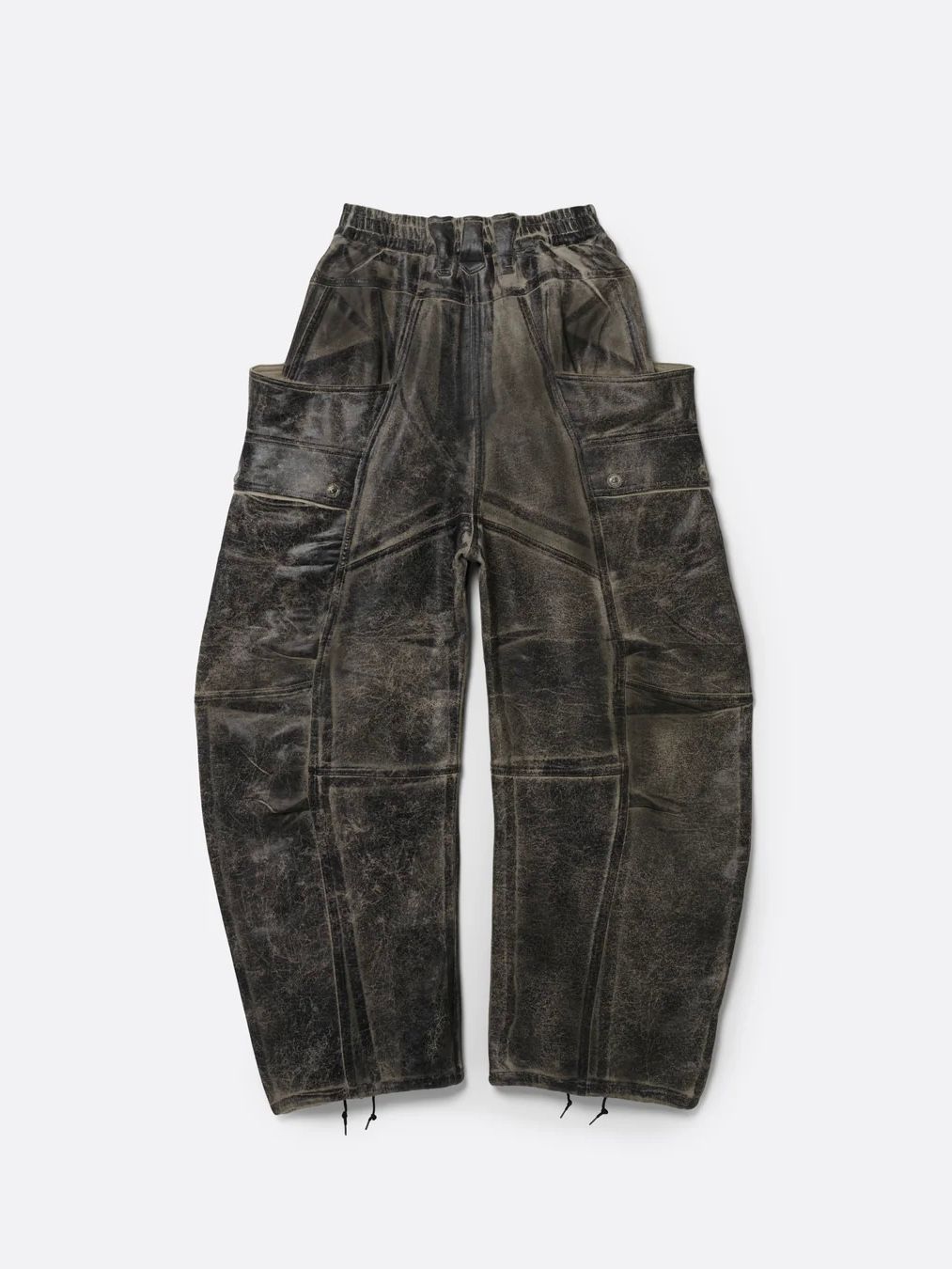 【26SS】クラッキング コーテッド バナナ カッティング パンツ / CRACKING COATED BANANA CUTTING PANTS .15 / サンドベージュベース