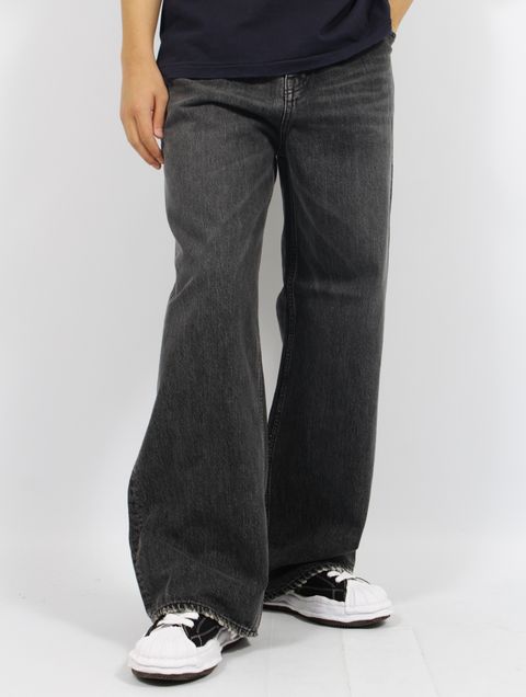 【25AW】  "ワイド" ヴィンテージ デニム パンツ / "WIDE" VINTAGE DENIM PANTS / ブラック