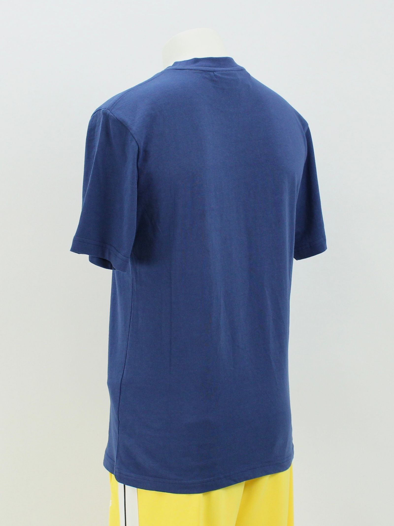 刺繍ロゴ Tシャツ / BLUE NAVY T-SHIRT WITH MULTICOLOR LOGO / ブルーネイビー × マルチ