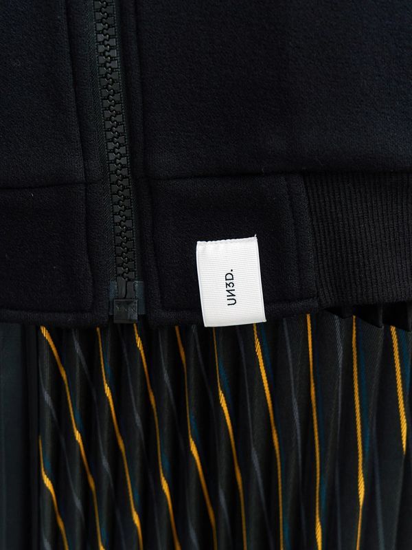 【26AW】 ミリタリー ジップ フーディー / MILITARY ZIP HOODIE / ブラック