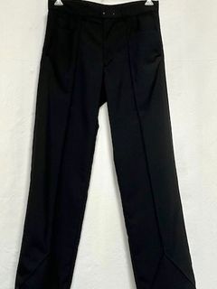 【26SS】ウール ストレート トラウザーズ / YTRS / ブラック