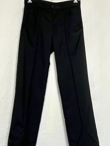 【26SS】ウール ストレート トラウザーズ / YTRS / ブラック