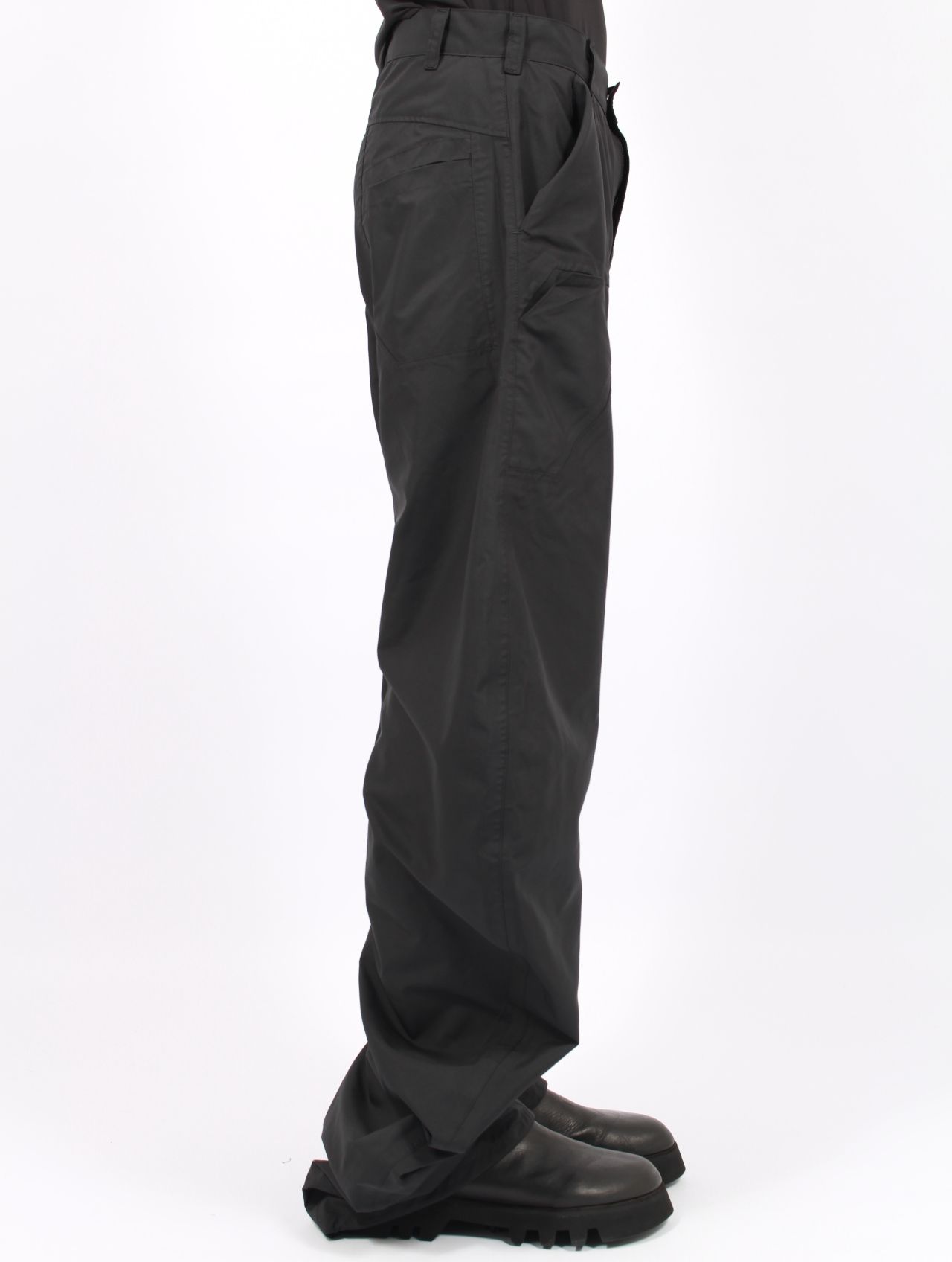 【25AW】6ポケット パネル ツイスト トラウザーズ / 6Pocket Panel Twist Trousers / ブラック