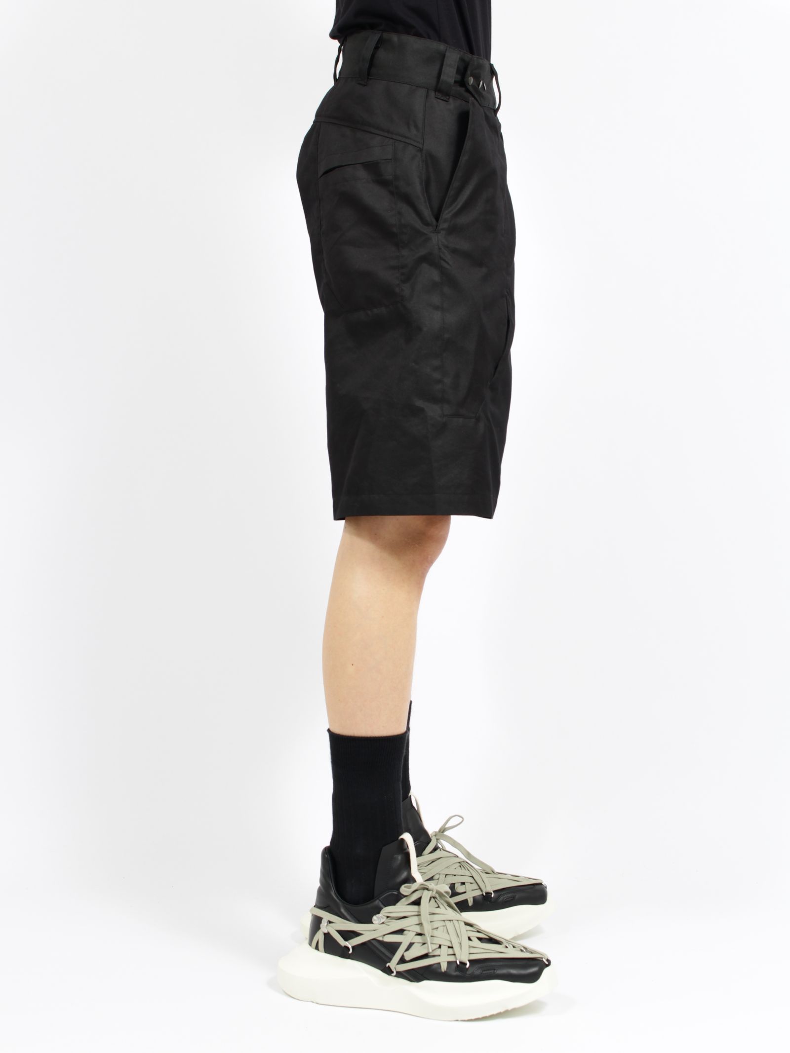 【26SS】シャンブレー 6 ポケット パネル ショーツ ショートパンツ / Chambray 6 Pocket Panel Shorts / ブラック