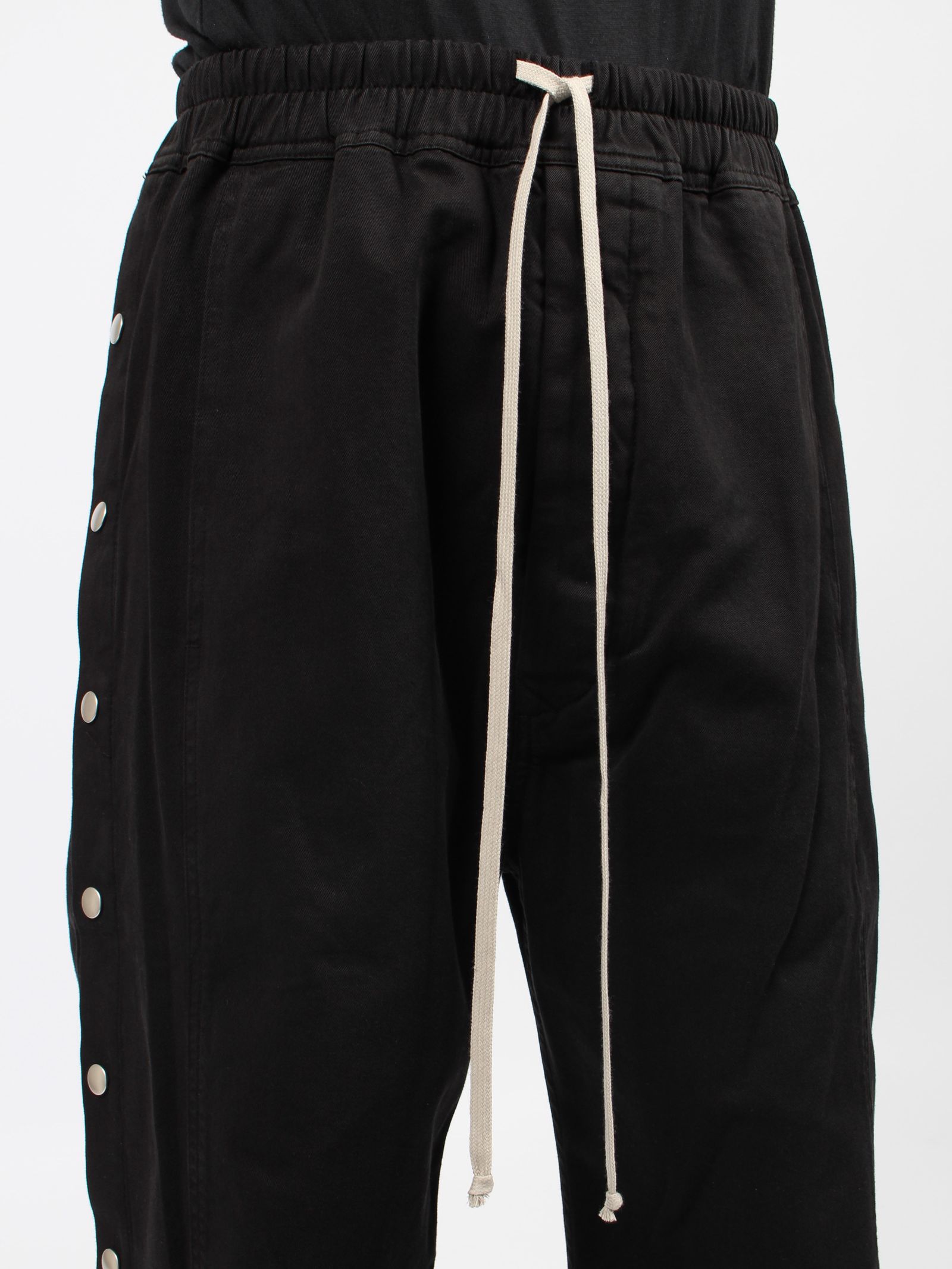 RICK OWENS DRKSHDW - 【24SS】サイドスナップボタン コットン プッシャーパンツ / PUSHER PANTS / ブラック |  STORY