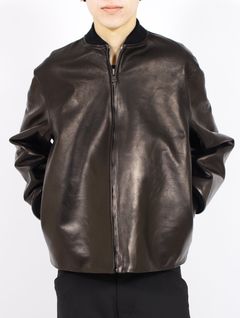 【26SS】レザー ジャケット / LEATHER JKT / ブラック