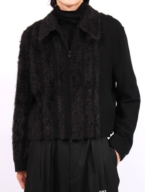 【25AW】ジップアップ ブルゾン / ZIP BLOUSON / ブラック
