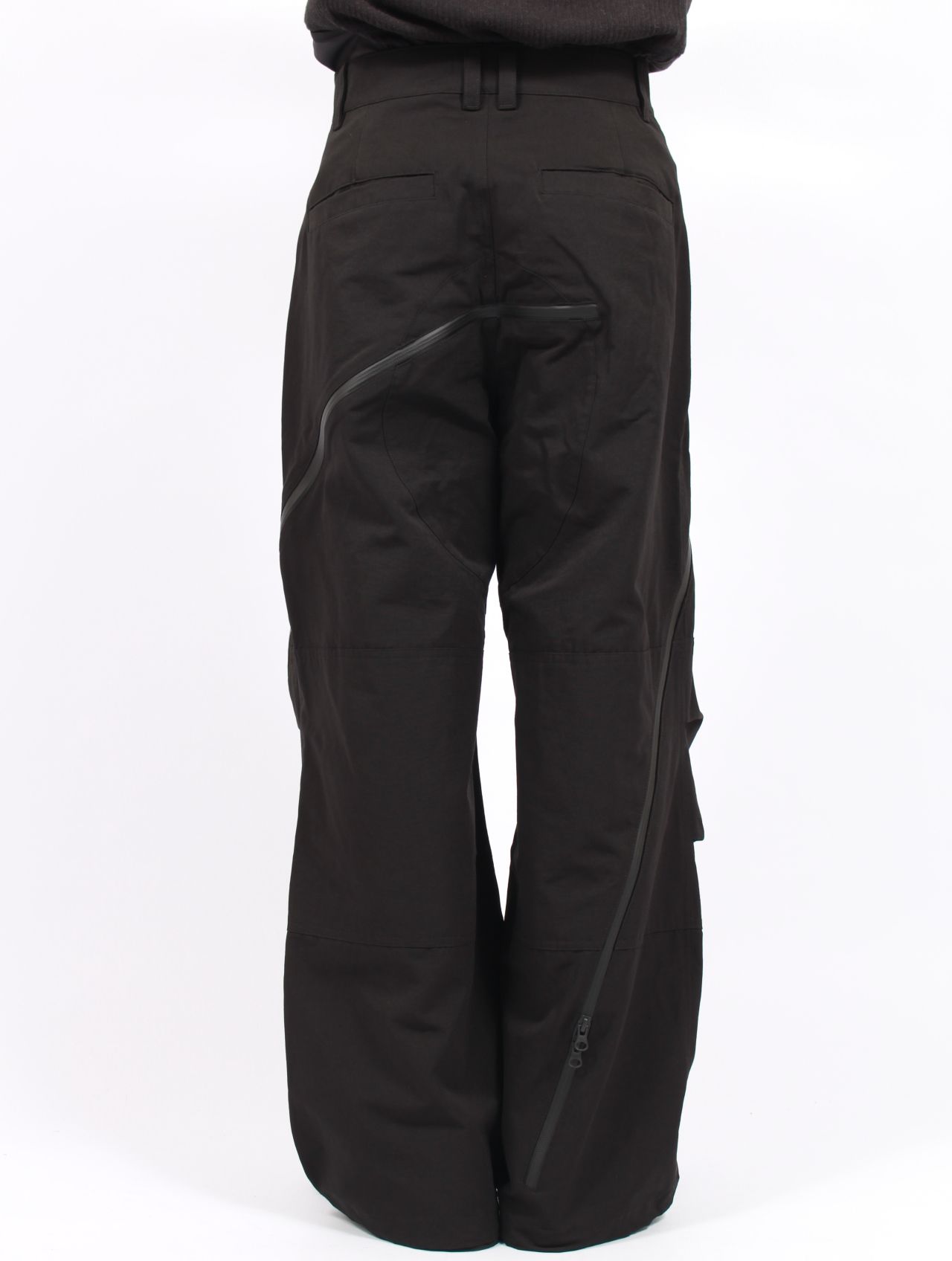 【25AW】アフィン カーブ パンツ / AFFINE CURVE PANTS / ブラック