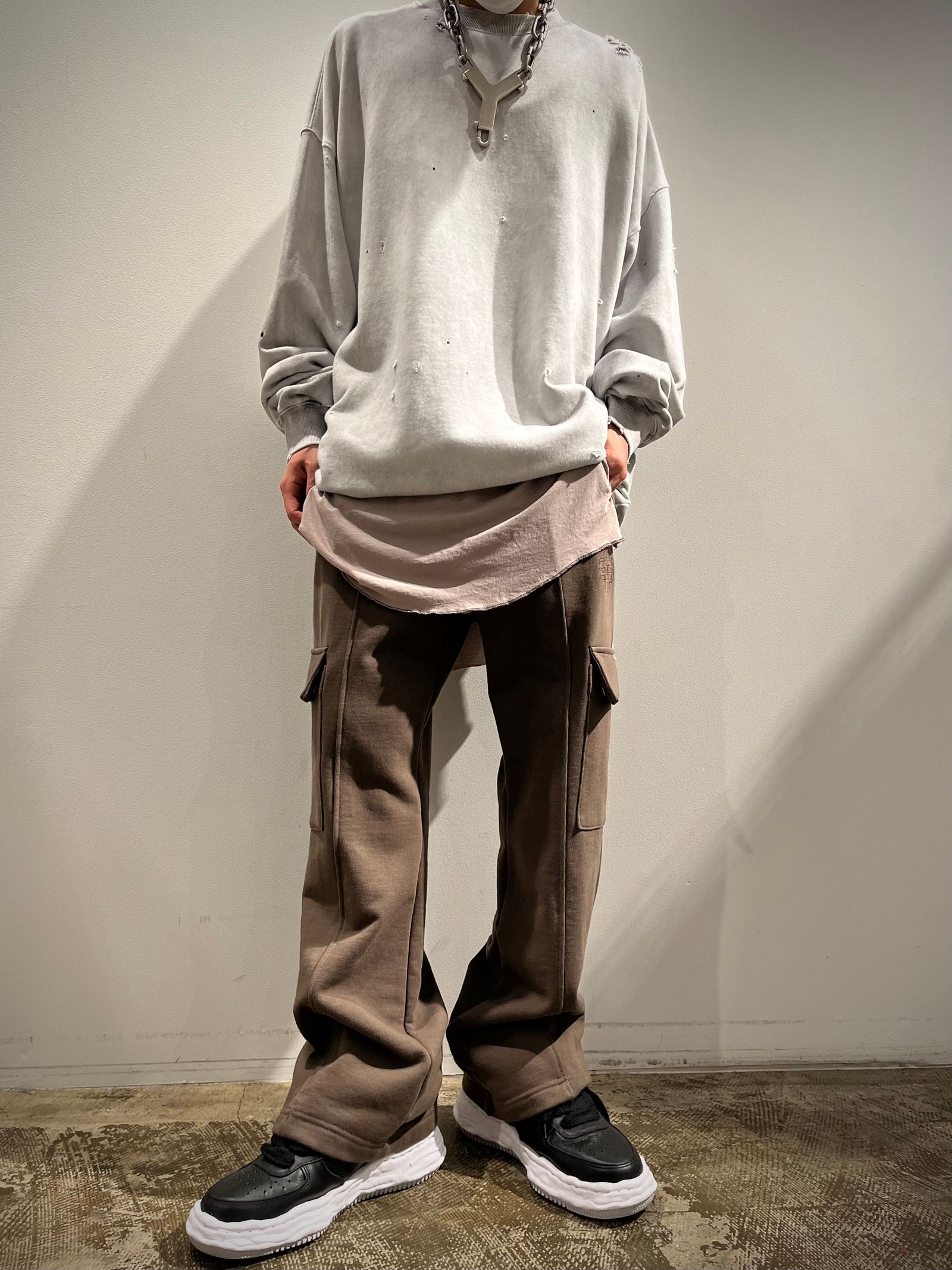 LAid Back - スウェット カーゴパンツ / CARGO STYLE TROUSER