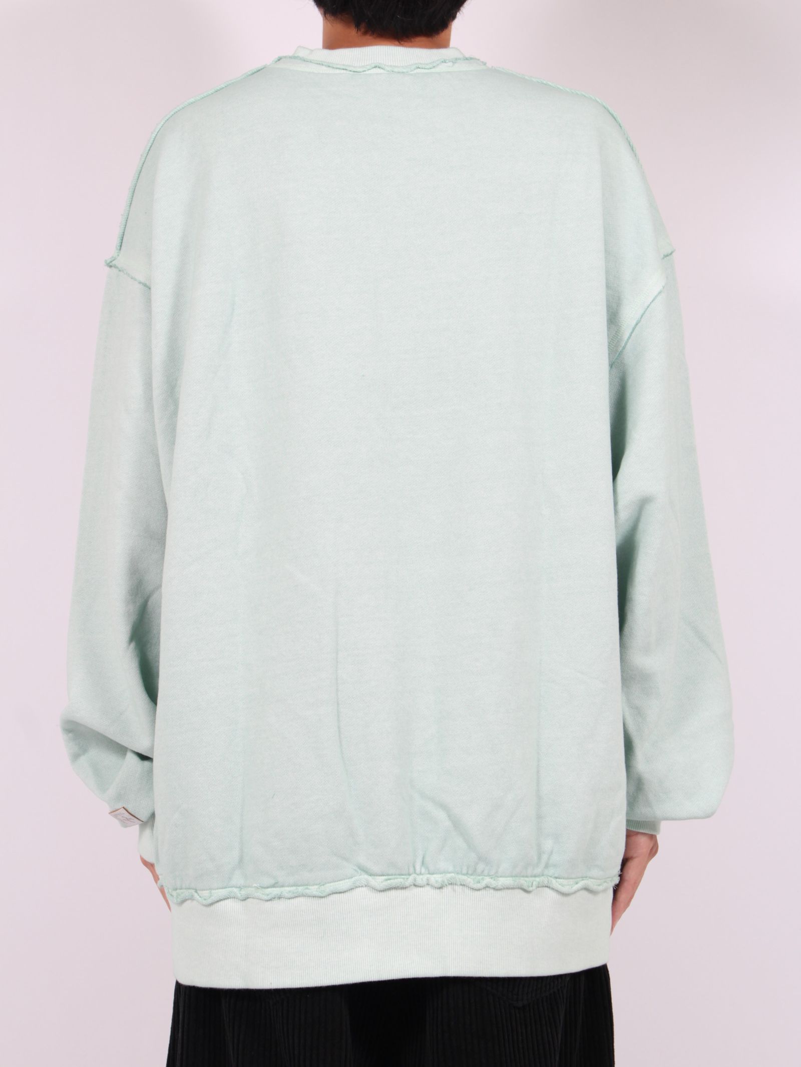 【24AW】ピグメント ペンタグラム コットン クルーネック スウェット / PIGMENT DYE COTTON CREWNECK SWEATER 'PENTAGRAM / ミント