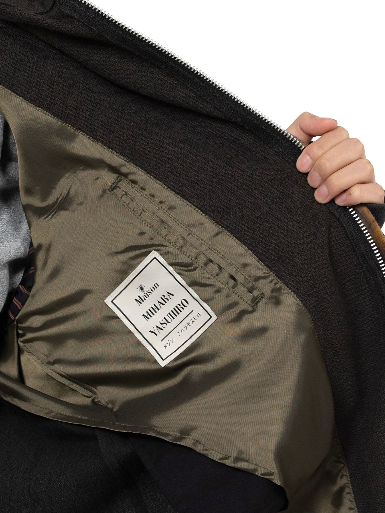 MIHARA YASUHIRO ブークレチェックブレザー Maison MIHARA YASUHIRO｜ブークレチェックブレザー