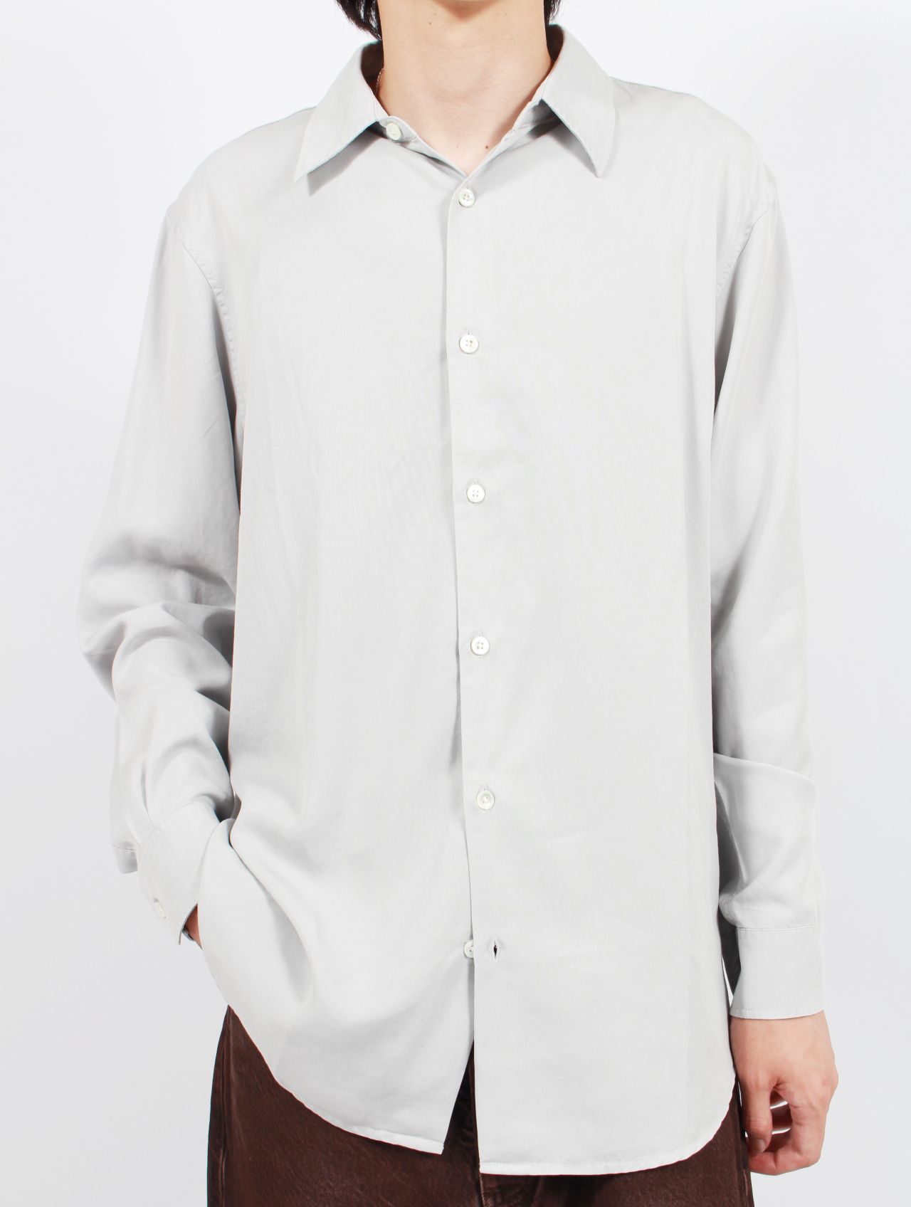 【25AW】エアクリーン シャツ 長袖 / AIR CLEAN SHIRT / CLOUD GREY(グレー)