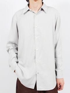 【25AW】エアクリーン シャツ 長袖 / AIR CLEAN SHIRT / CLOUD GREY(グレー)