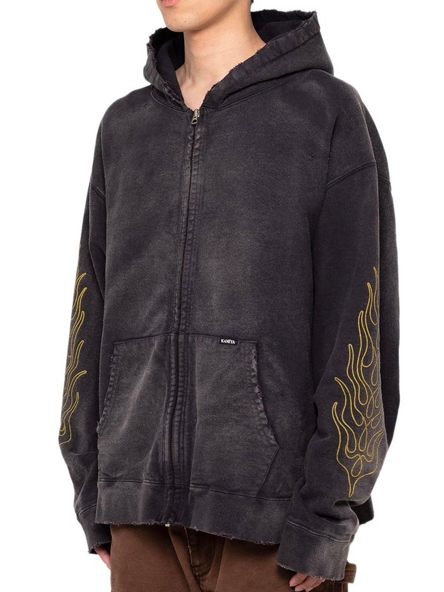 ★関税込★FEPL★Flow Two-way Hood Zip-up★パーカー★ LUV IS TRUE☆韓国☆日本未入荷☆MZ 2-WAY GLITTER HOOD ZIP UP