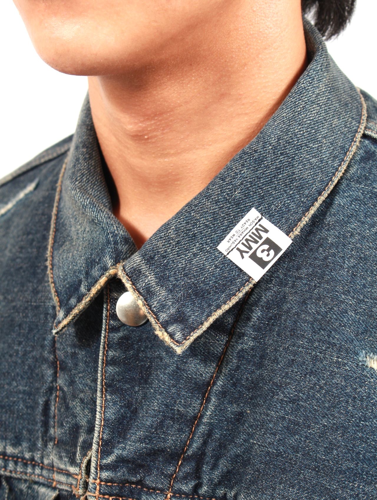 Maison MIHARA YASUHIROレイヤード デニムジャケット Maison MIHARA YASUHIRO レイヤードデニムジャケット フーディ