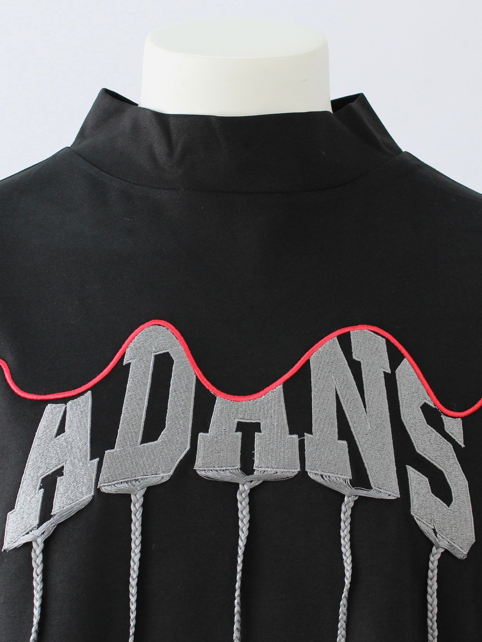 ADANS フリンジ Tシャツ / ADANS BRAID TEE / ブラック