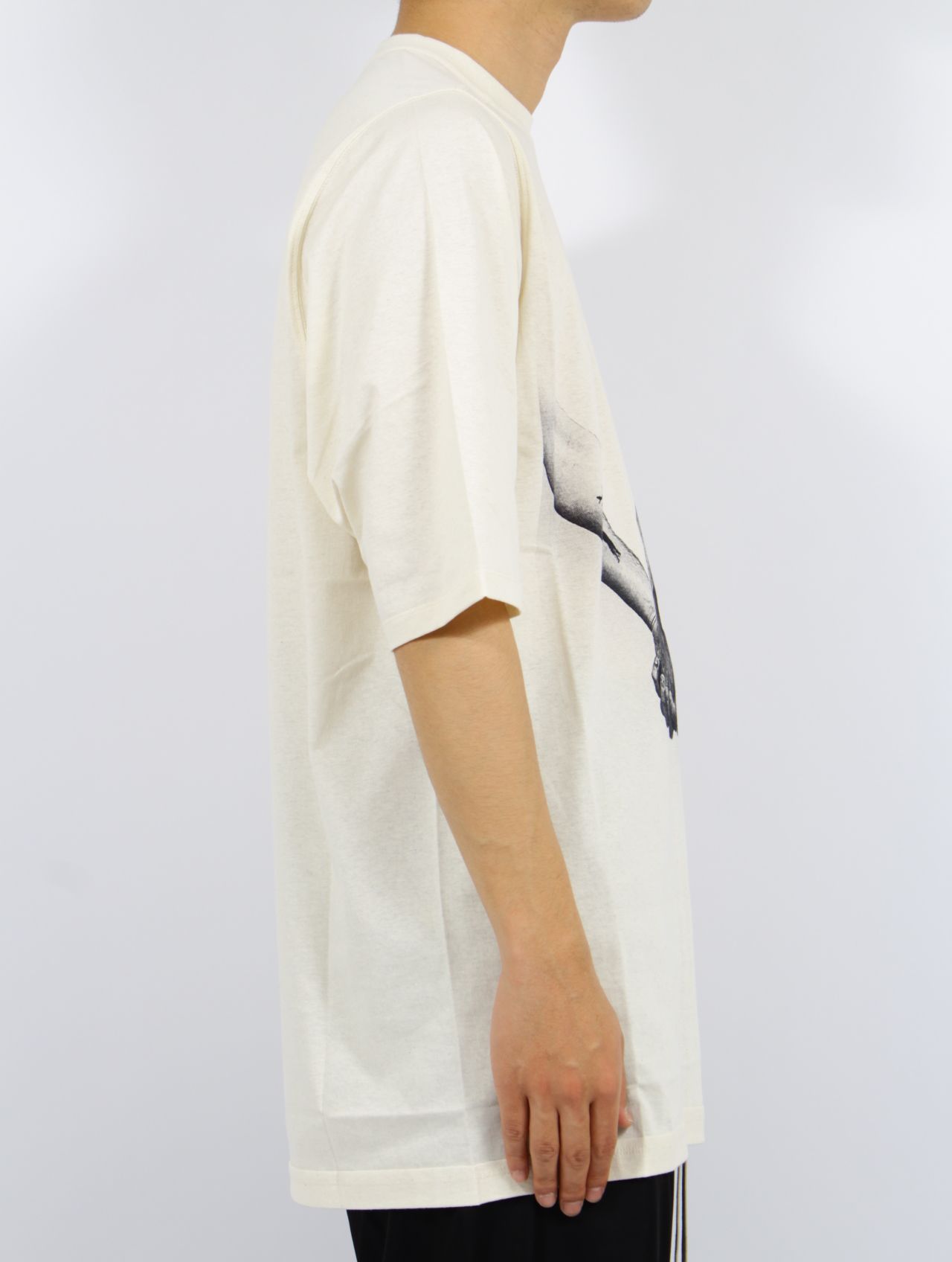 RICKOWENS♡ ホワイトコットンジャンボ半袖Tシャツ Rick Owens (リックオウエンス) - JUMBO SS T / ジャンボ SS T