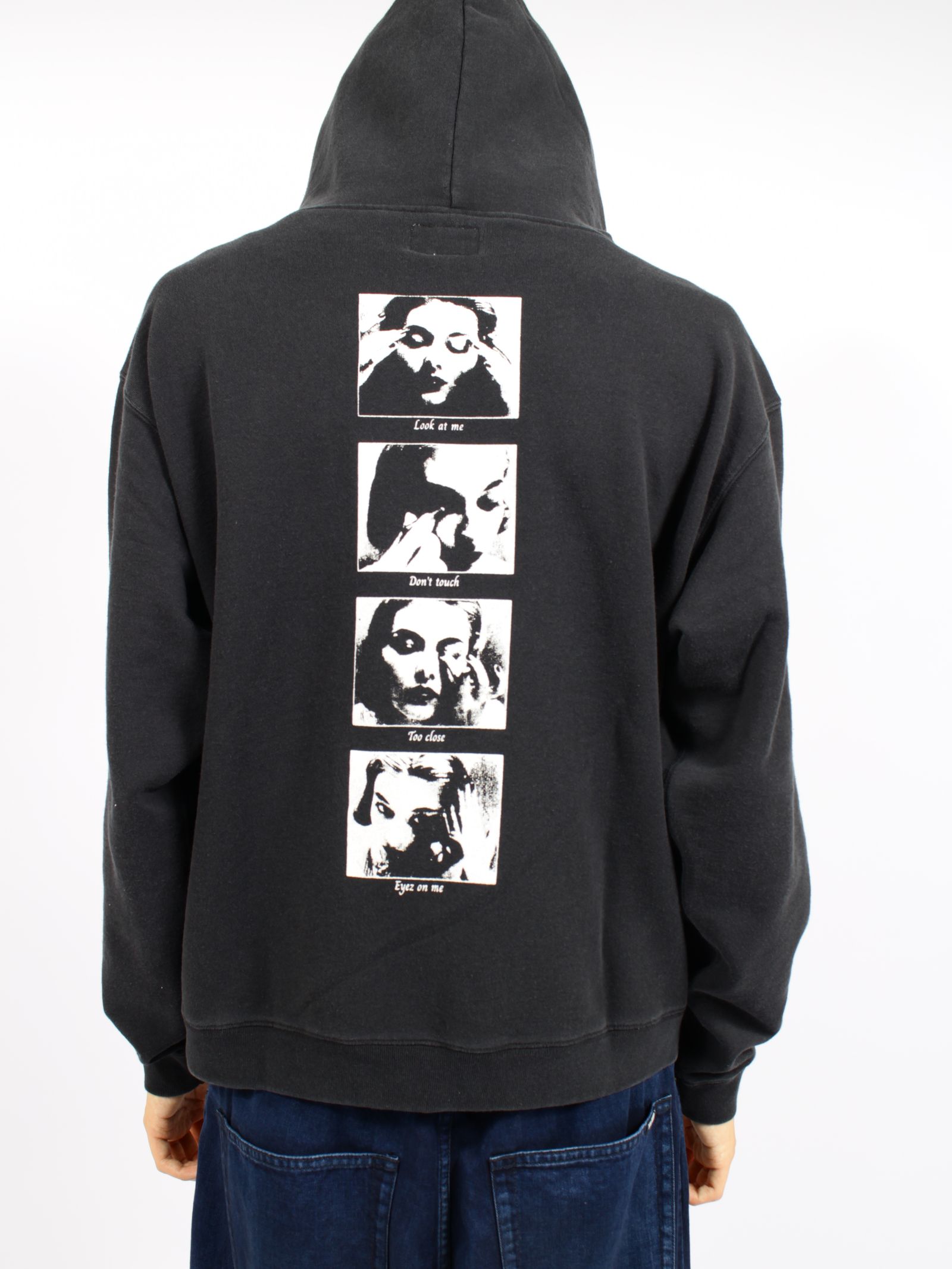【26AW】ディストーテッド・ガール・ジップアップ・フーディ /"DISTORTED Girl" Zip-up Hoodie /ブラック