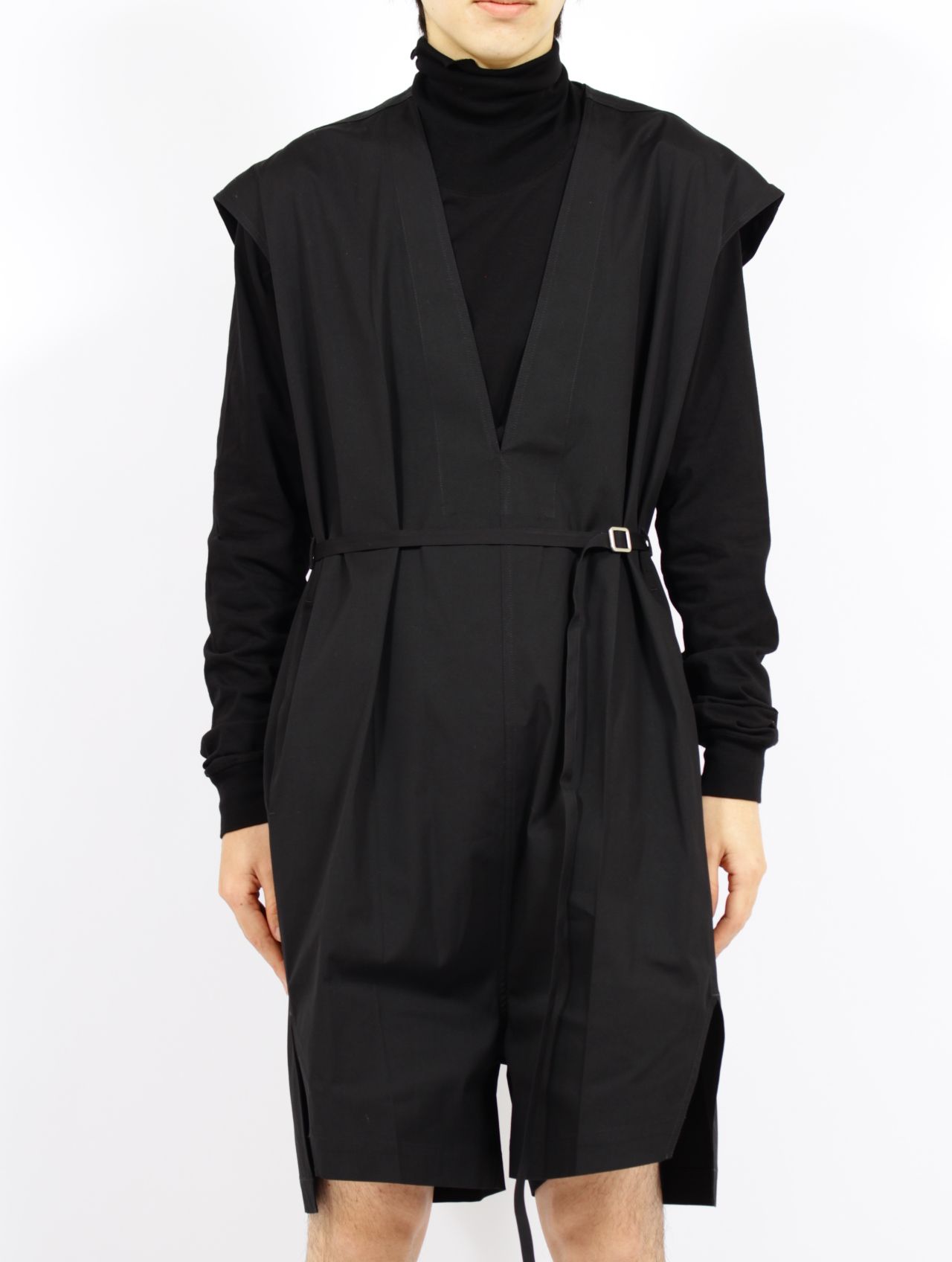 【26SS】 ショート ジャンプスーツ / SL SHORT JUMPSUIT / ブラック