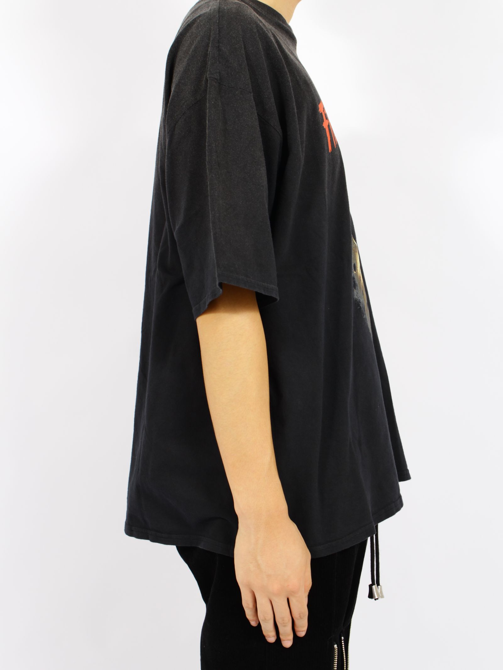 【13日の金曜日コラボ】ヴィンテージ エフェクト Tシャツ / x FRIDAY THE 13TH VINTAGE EFFECT T-SHIRT 02 / ブラック