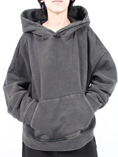ヘビー プルオーバー フーディー パーカー / HEAVY HOOD / WASHED BLACK（ウォッシュブラック）