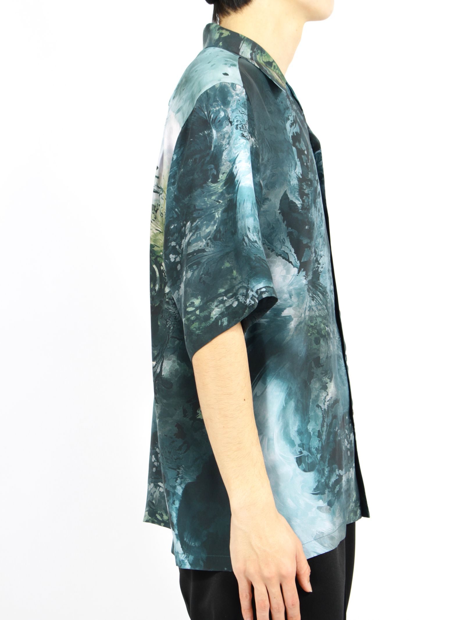 【26SS】シルク シャツ / SILK SHIRT / ブルー