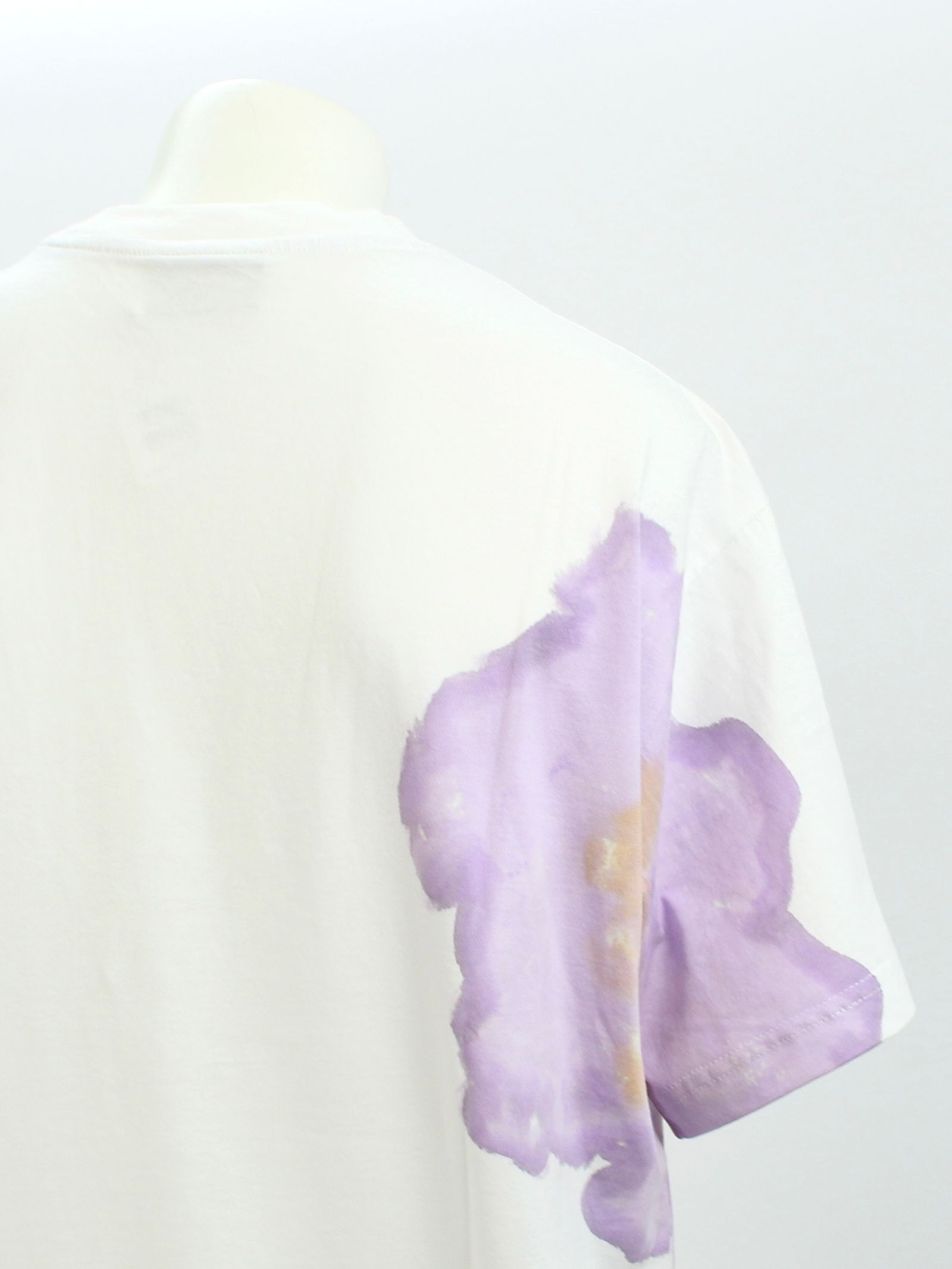 ランダムペイント Tシャツ / WATERCOLOR PAINT T-SHIRT / ホワイト × マルチ