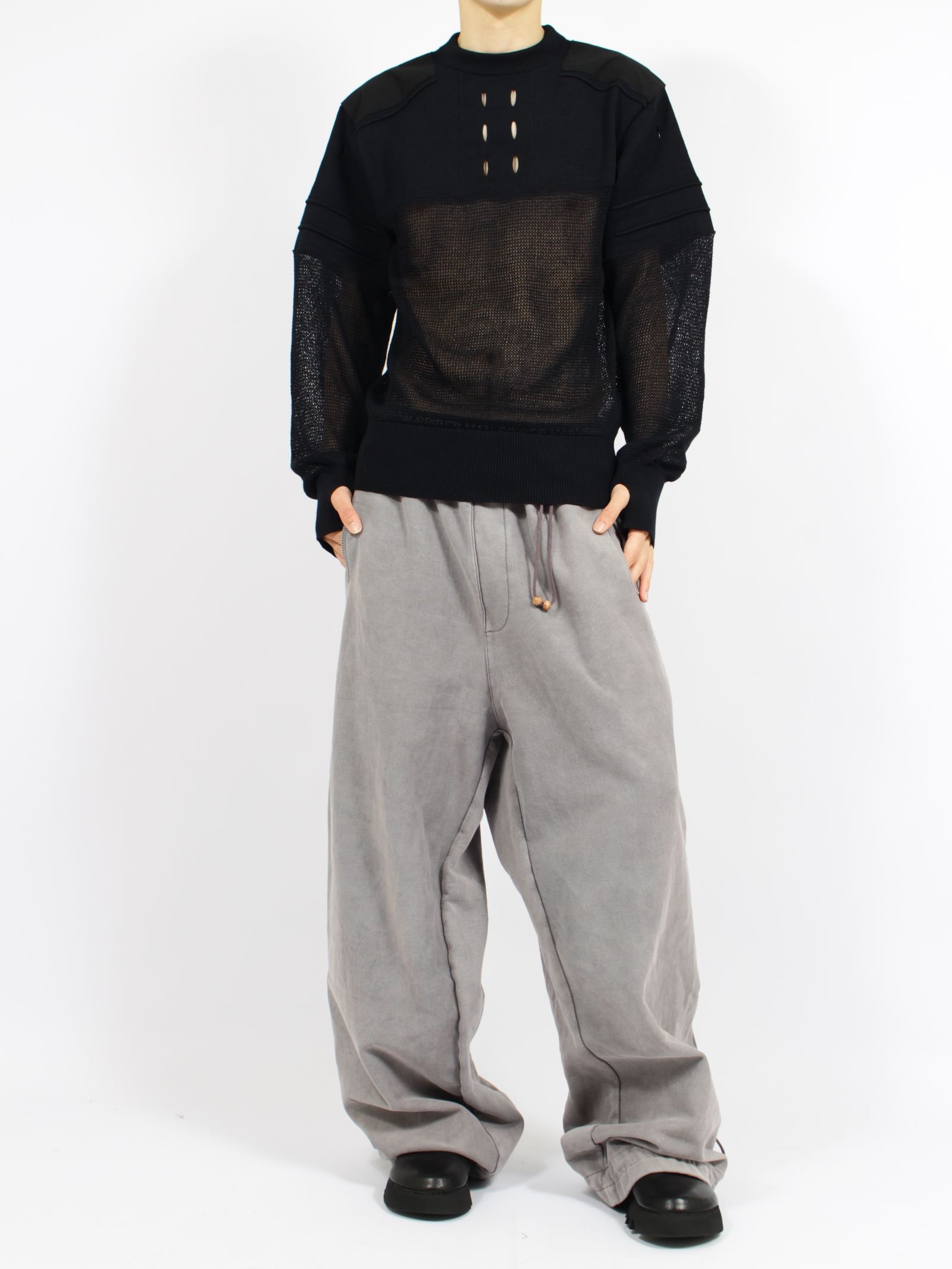 【26SS】ファング ニット / FANG KNIT / ブラック