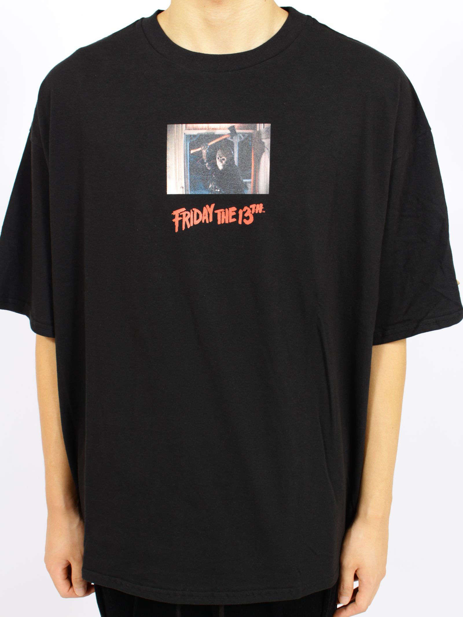 【13日の金曜日コラボ】ムービー シーン Tシャツ / x FRIDAY THE 13TH MOVIE SCENE T-SHIRT / ブラック