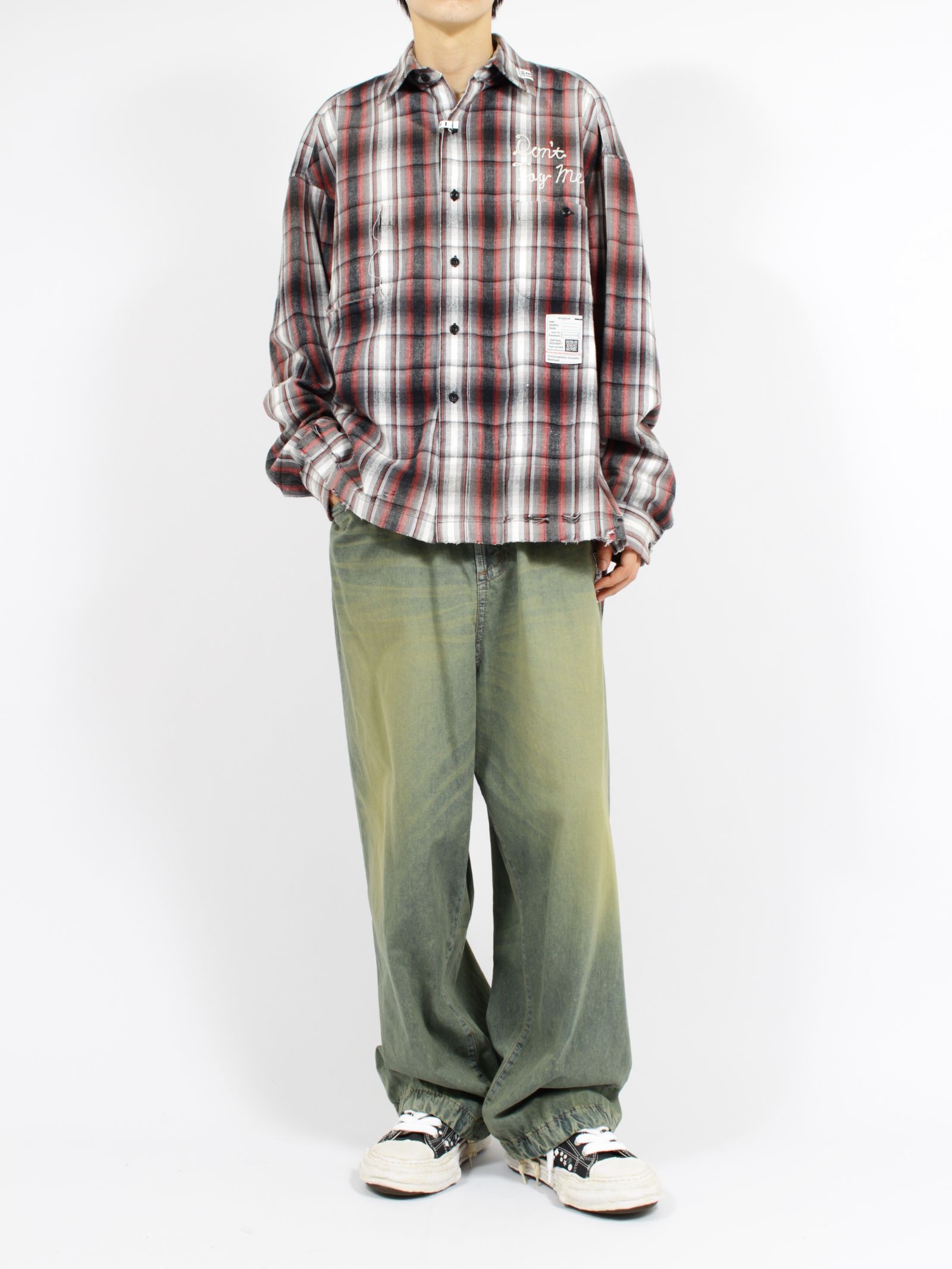 【26SS】ヴィンテージ ライク チェック シャツ / VINTAGE LIKE CHK SH / ブラック