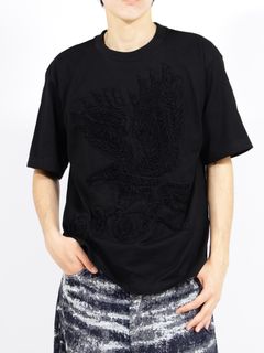 【26SS】刺繍 Tシャツ / T-SHIRT / ブラック
