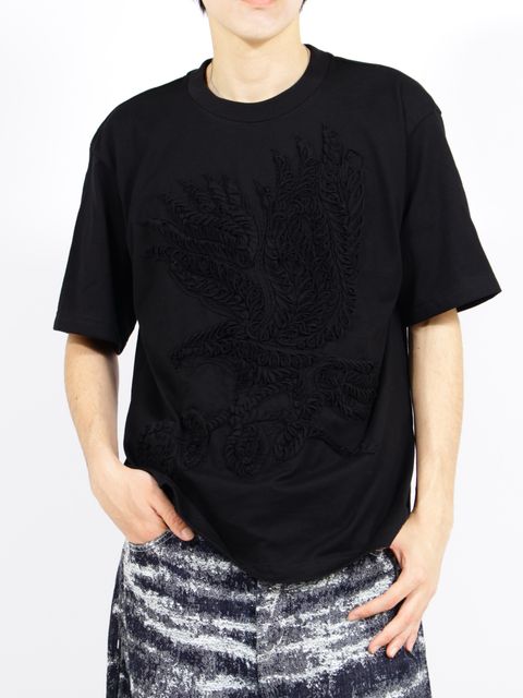 【26SS】刺繍 Tシャツ / T-SHIRT / ブラック