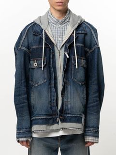 【26AW】 トリプル レイヤード デニム ジャケット / TRIPLE LAYERED DENIM JK / インディゴ