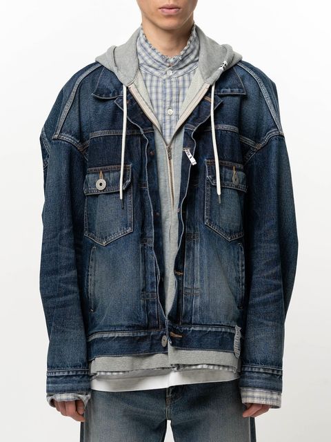【26AW】 トリプル レイヤード デニム ジャケット / TRIPLE LAYERED DENIM JK / インディゴ