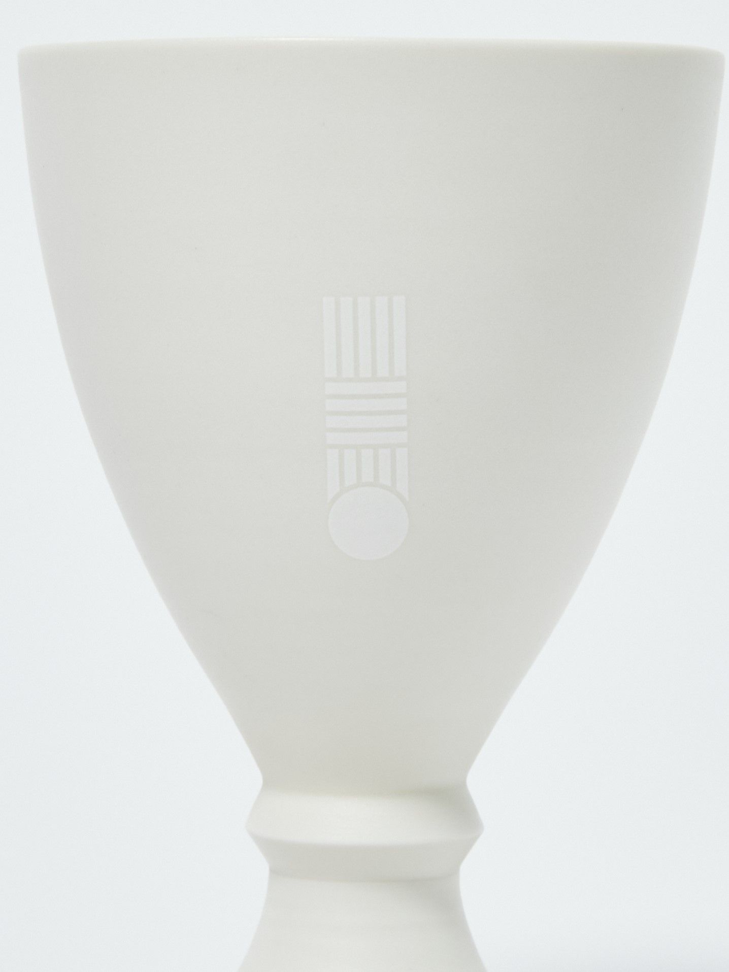 HIROTAKE IIDA 別注 磁器 ワイングラス / SEIHAI : PORCELAIN WINE GLASS / ホワイト