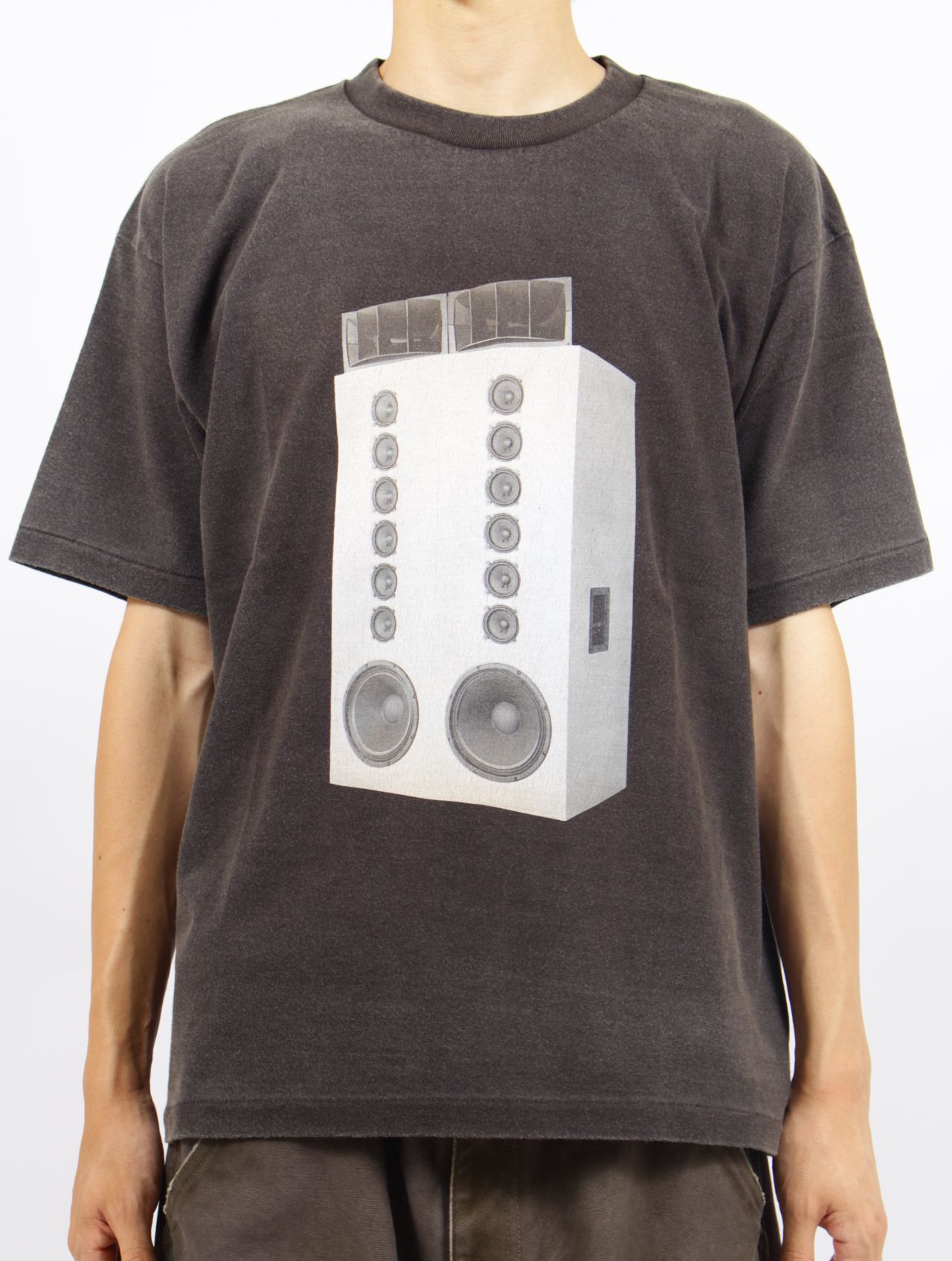 【25AW】スピーカー グラフィック Tシャツ 半袖 カットソー / SPEAKER T-SHIRTS / ブラック