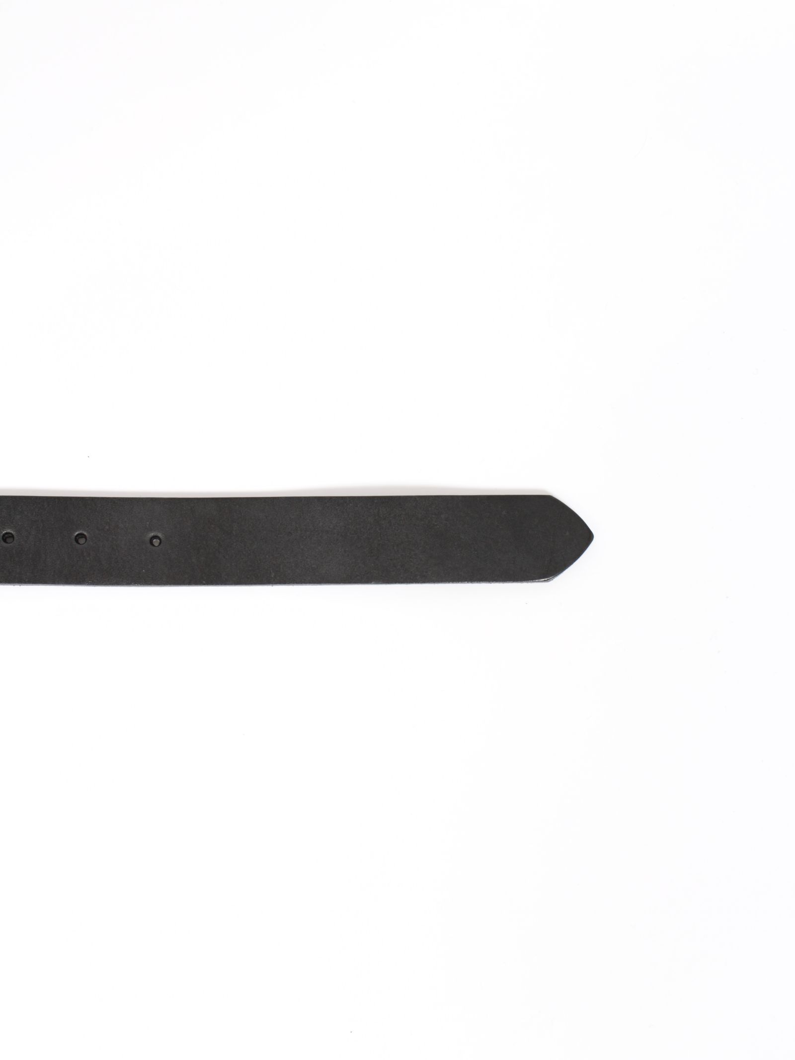 【26AW】カラビナ ベルト グイディ レザー / CARABINER BELT GUIDI LEATHER / ブラック