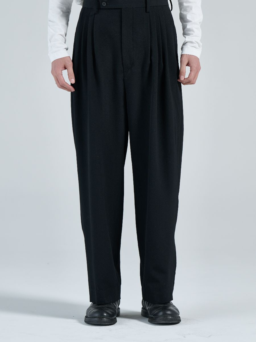 【27SS】 GAVIN TROUSER / ブラック