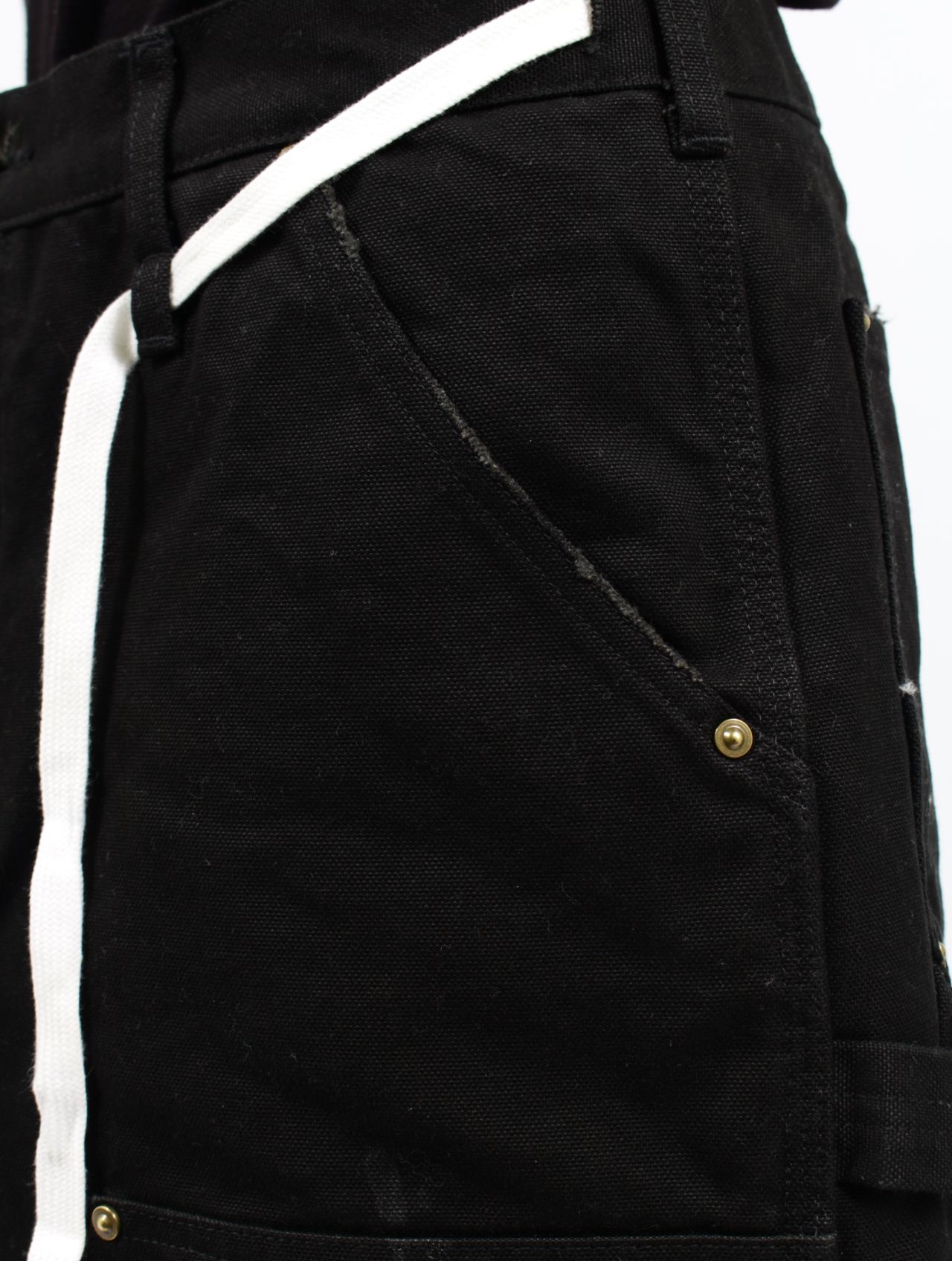 【25SS】ボロダック ペインター ラップスカート / BORO DUCK PAINTER WRAP SKIRT / ブラック