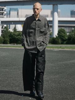 【27SS】 オフィサー ウィーブ シャツ 長袖 シャツ / OFFICER SHIRTS WEAVE / ベージュ