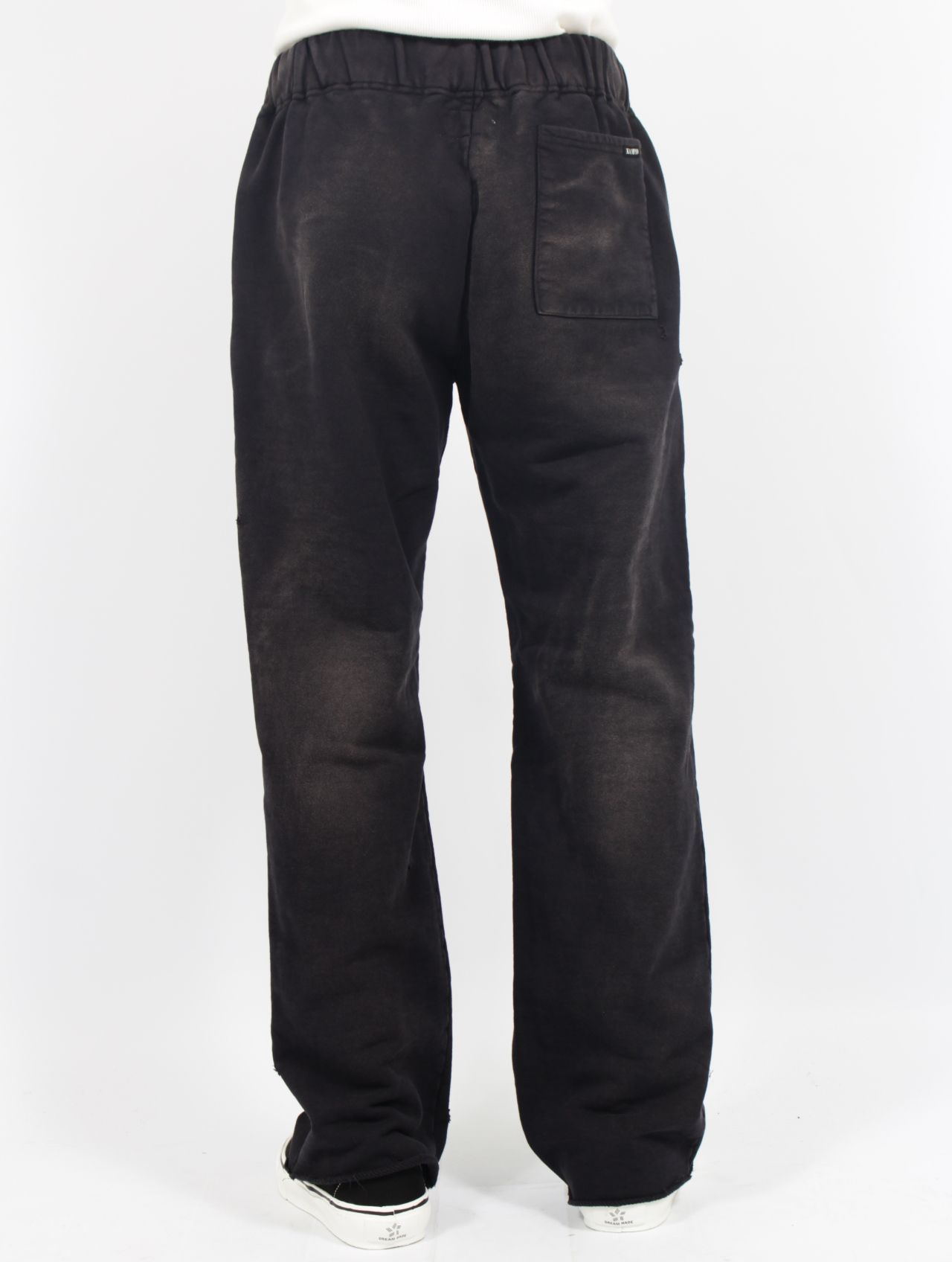 【25SS】ディストレスト スウェットパンツ / DISTRESSED SWEAT PANTS / ブラック